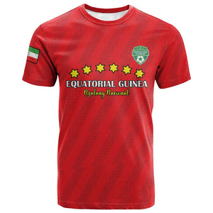 Custom Equatorial Guinea Football T shirt Go Nzalang Nacional Go - African Pride