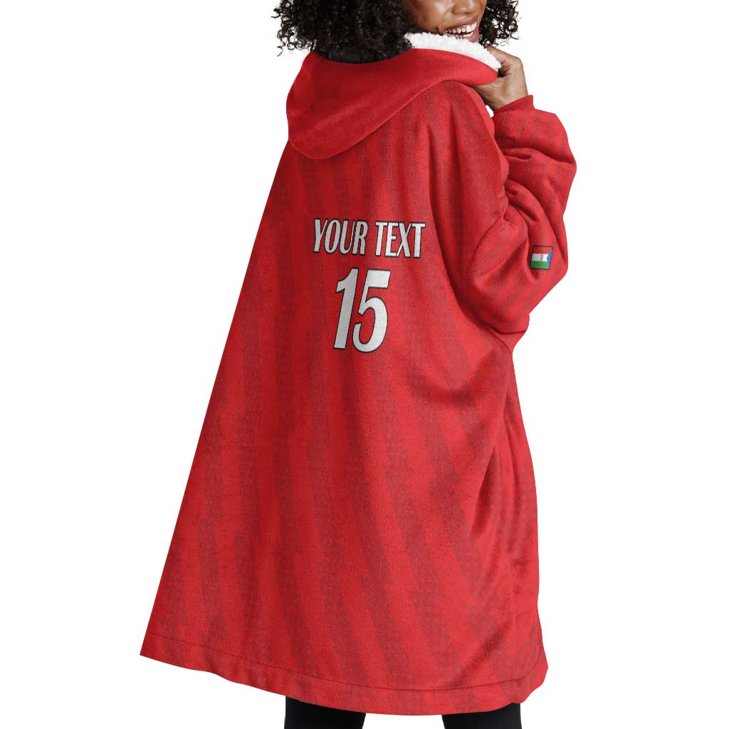 Custom Equatorial Guinea Football Wearable Blanket Hoodie Go Nzalang Nacional Go - African Pride