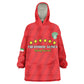 Custom Equatorial Guinea Football Wearable Blanket Hoodie Go Nzalang Nacional Go - African Pride