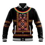 Cameroon Bamenda Baseball Jacket Toghu Traditional Pattern