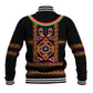 Cameroon Bamenda Baseball Jacket Toghu Traditional Pattern