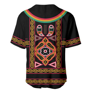 Cameroon Bamenda Baseball Jersey Toghu Traditional Pattern