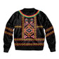 Cameroon Bamenda Bomber Jacket Toghu Traditional Pattern