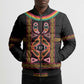 Cameroon Bamenda Bomber Puffer Jacket Toghu Traditional Pattern