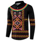 Cameroon Bamenda Button Sweatshirt Toghu Traditional Pattern