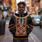 Cameroon Bamenda Hoodie Toghu Traditional Pattern