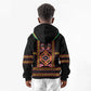 Cameroon Bamenda Kid Hoodie Toghu Traditional Pattern
