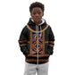 Cameroon Bamenda Kid Hoodie Toghu Traditional Pattern