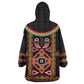 Cameroon Bamenda Kid Wearable Blanket Hoodie Toghu Traditional Pattern