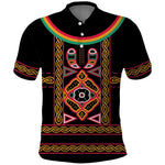 Cameroon Bamenda Polo Shirt Toghu Traditional Pattern