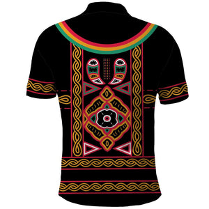 Cameroon Bamenda Polo Shirt Toghu Traditional Pattern
