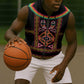 Cameroon Bamenda Sleeveless Zip Hoodie Toghu Traditional Pattern