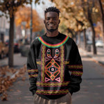 Cameroon Bamenda Sweatshirt Toghu Traditional Pattern