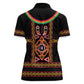 Cameroon Bamenda Women Polo Shirt Toghu Traditional Pattern