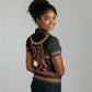 Cameroon Bamenda Women Polo Shirt Toghu Traditional Pattern