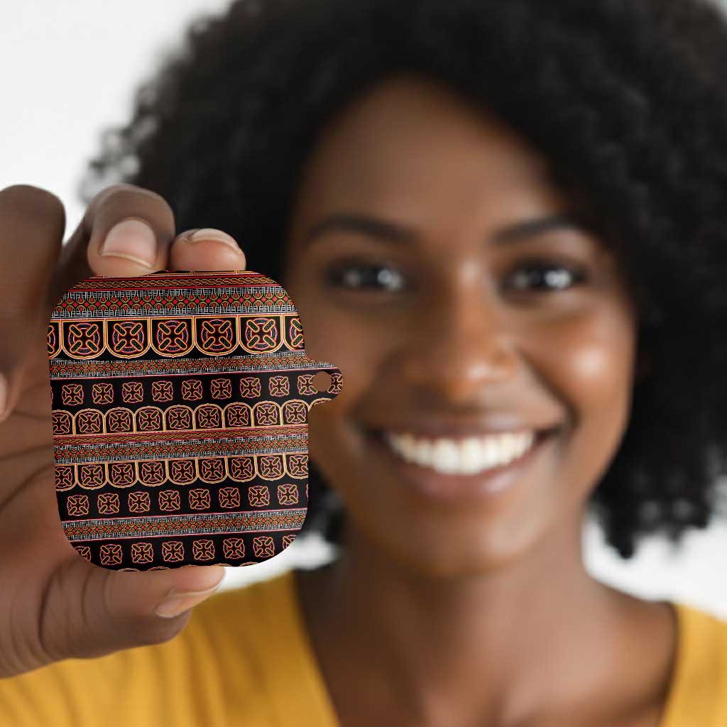 Bamenda Toghu AirPods Case Cameroon Traditional Pattern