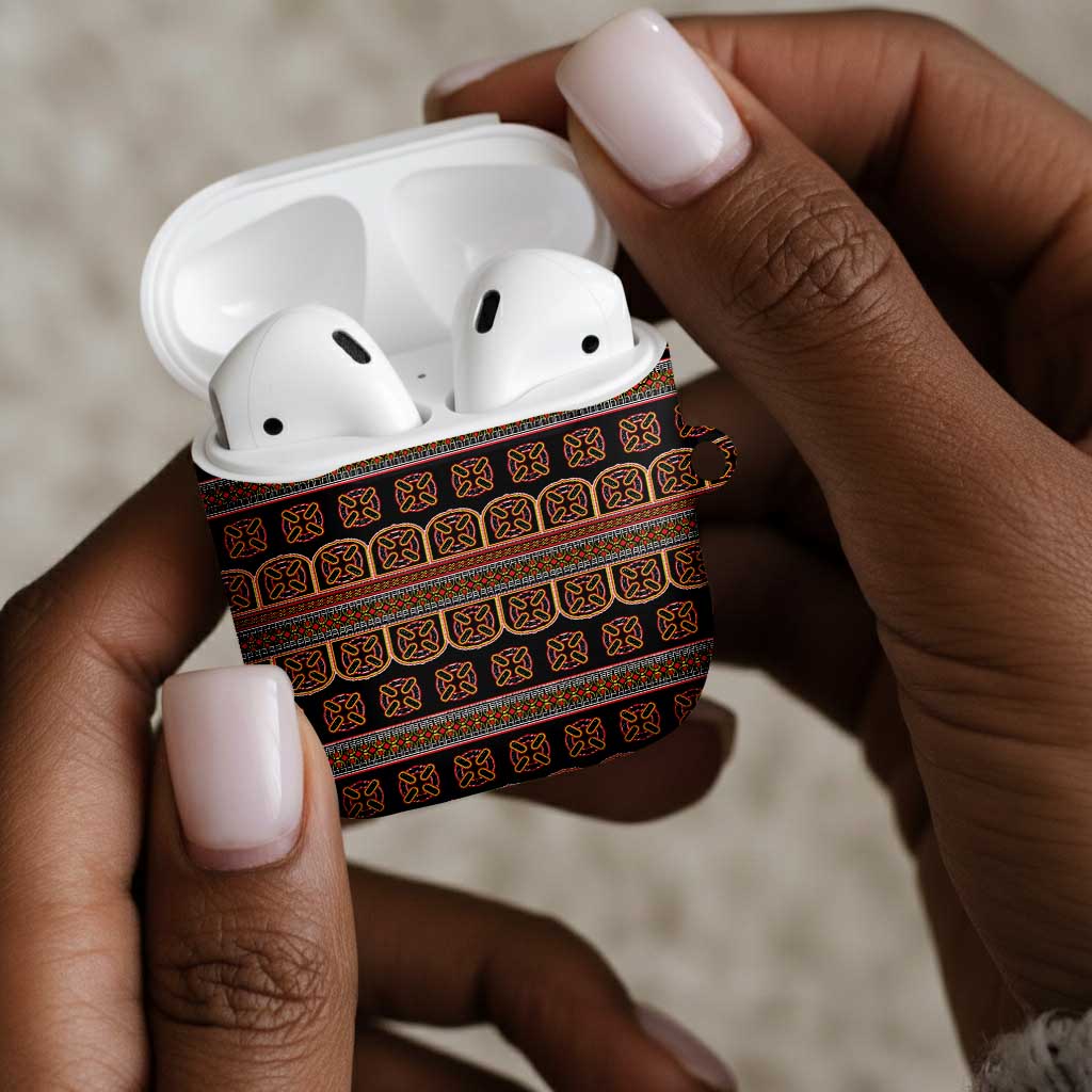 Bamenda Toghu AirPods Case Cameroon Traditional Pattern