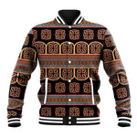 Bamenda Toghu Baseball Jacket Cameroon Traditional Pattern