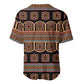 Bamenda Toghu Baseball Jersey Cameroon Traditional Pattern