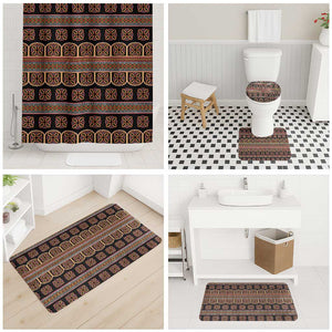 Bamenda Toghu Bathroom Set Cameroon Traditional Pattern