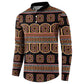 Bamenda Toghu Button Sweatshirt Cameroon Traditional Pattern