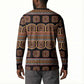 Bamenda Toghu Button Sweatshirt Cameroon Traditional Pattern