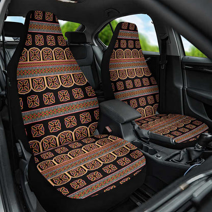 Bamenda Toghu Car Seat Cover Cameroon Traditional Pattern