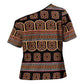 Bamenda Toghu Cross Shoulder Shirt Cameroon Traditional Pattern