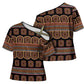 Bamenda Toghu Cross Shoulder Shirt Cameroon Traditional Pattern