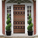 Bamenda Toghu Door Cover Cameroon Traditional Pattern