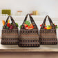 Bamenda Toghu Grocery Bag Cameroon Traditional Pattern