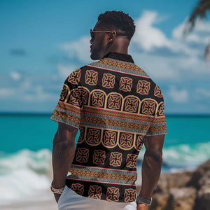 Bamenda Toghu Hawaiian Shirt Cameroon Traditional Pattern