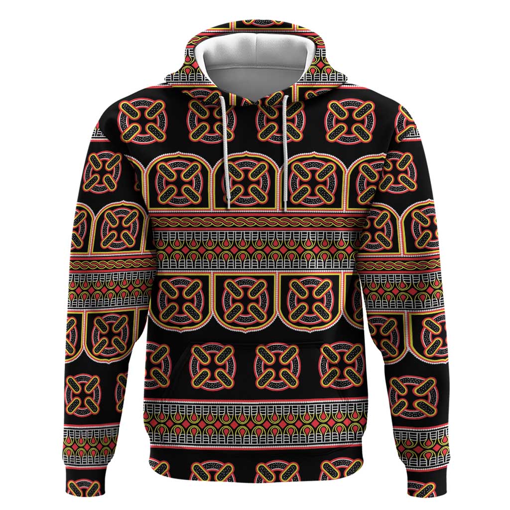 Bamenda Toghu Hoodie Cameroon Traditional Pattern