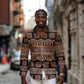 Bamenda Toghu Long Sleeve Button Shirt Cameroon Traditional Pattern