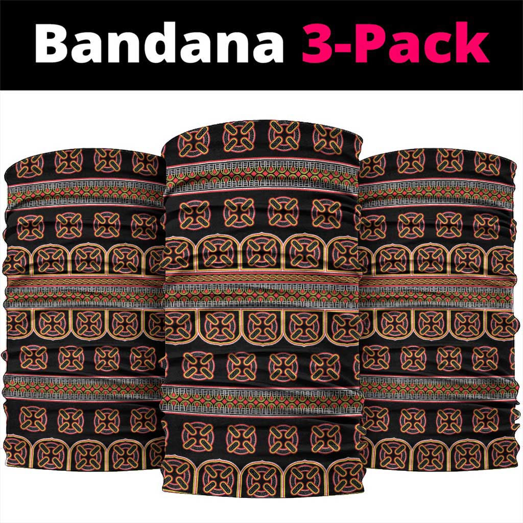 Bamenda Toghu Neck Gaiter Cameroon Traditional Pattern