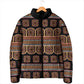Bamenda Toghu Padded Jacket Cameroon Traditional Pattern