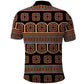 Bamenda Toghu Polo Shirt Cameroon Traditional Pattern