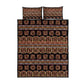 Bamenda Toghu Quilt Bed Set Cameroon Traditional Pattern