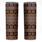Bamenda Toghu Skinny Tumbler Cameroon Traditional Pattern