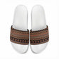 Bamenda Toghu Slide Sandals Cameroon Traditional Pattern