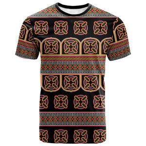 Bamenda Toghu T shirt Cameroon Traditional Pattern