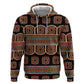 Bamenda Toghu Zip Hoodie Cameroon Traditional Pattern