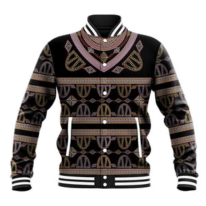 Cameroon Baseball Jacket Toghu Pattern Heritage