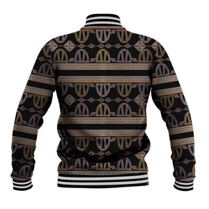 Cameroon Baseball Jacket Toghu Pattern Heritage