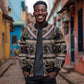 Cameroon Bomber Jacket Toghu Pattern Heritage