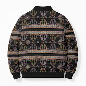 Cameroon Bomber Puffer Jacket Toghu Pattern Heritage