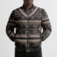 Cameroon Bomber Puffer Jacket Toghu Pattern Heritage