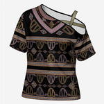 Cameroon Cross Shoulder Shirt Toghu Pattern Heritage