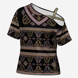 Cameroon Cross Shoulder Shirt Toghu Pattern Heritage