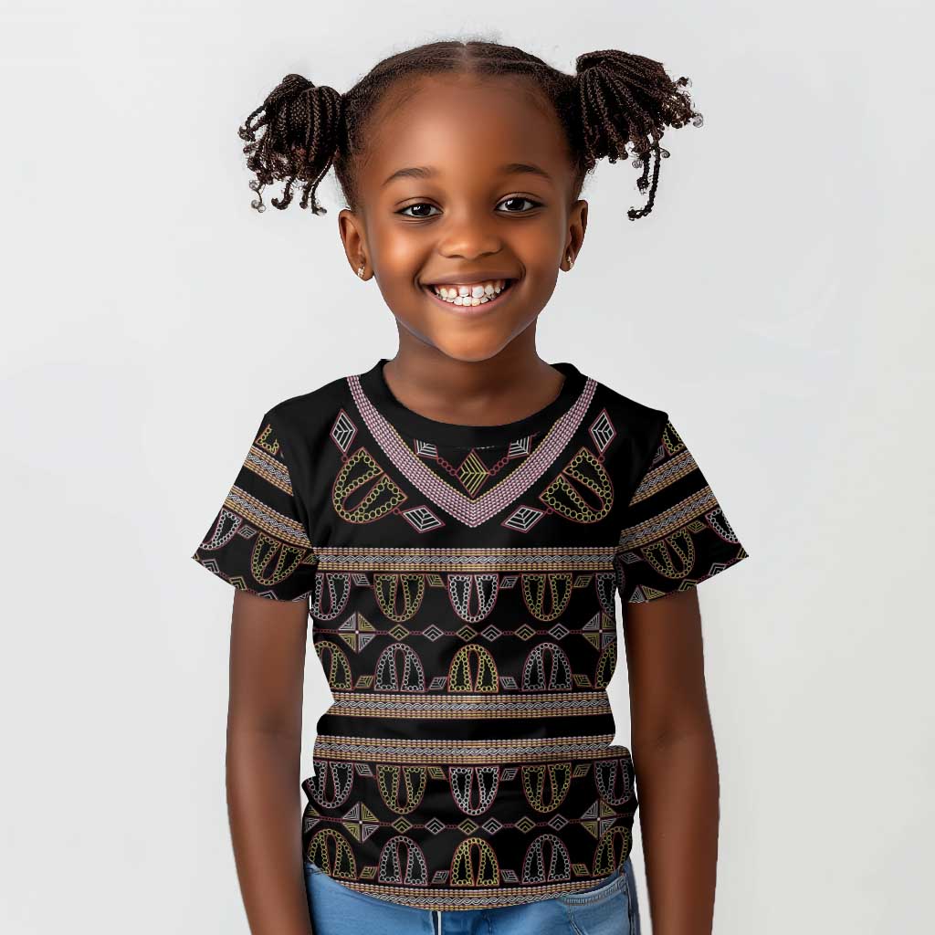 Cameroon Kid T shirt Toghu Pattern Heritage